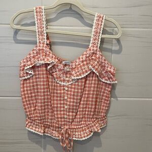 Women’s American Eagle gingham tank